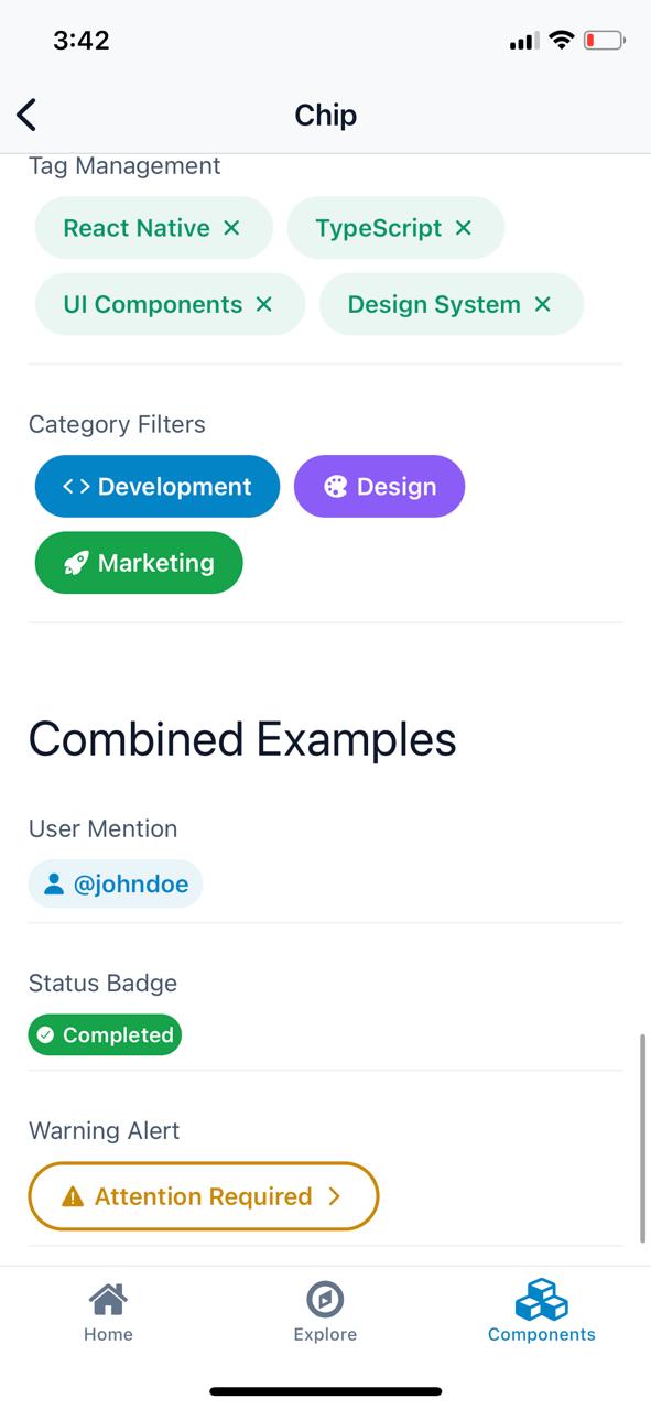 Neo UI Demo Button Variants